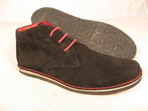 New Ikon Classic 3 Hole Desert Boot Black Suede Preview